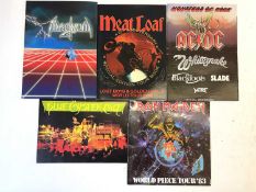 A selection of vintage Hard Rock / Heavy Metal tour programmes to include: - Meat Loaf 'Lost Boys
