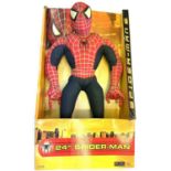 Toybiz 24'' plush Spider-Man 2 figurine in original box