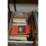 One box of assorted books and pictures