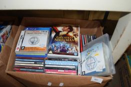 Box of various assorted CD's
