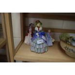 Mixed Lot: Royal Doulton figurine, A Victorian Lady (a/f), The Paisley Shawl and Wendy (3)