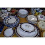 Mixed Lot: Various blue and white plates and dishes