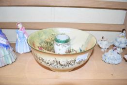 Royal Doulton pedestal bowl together with a further gilt decorated Limoges vase