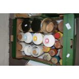 One box of various kitchen storage jars etc