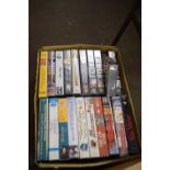 One box of videos