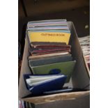 One box of various photograph albums and scrap books, empty