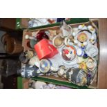 Box of various assorted vases, ornaments etc