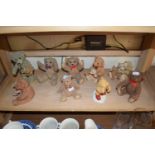 Collection of Beau Bears, teddy bear ornaments