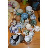 Mixed Lot: Torquay vases, various assorted ceramics etc