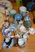 Mixed Lot: Torquay vases, various assorted ceramics etc