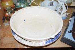 Two late 19th Century wash bowls
