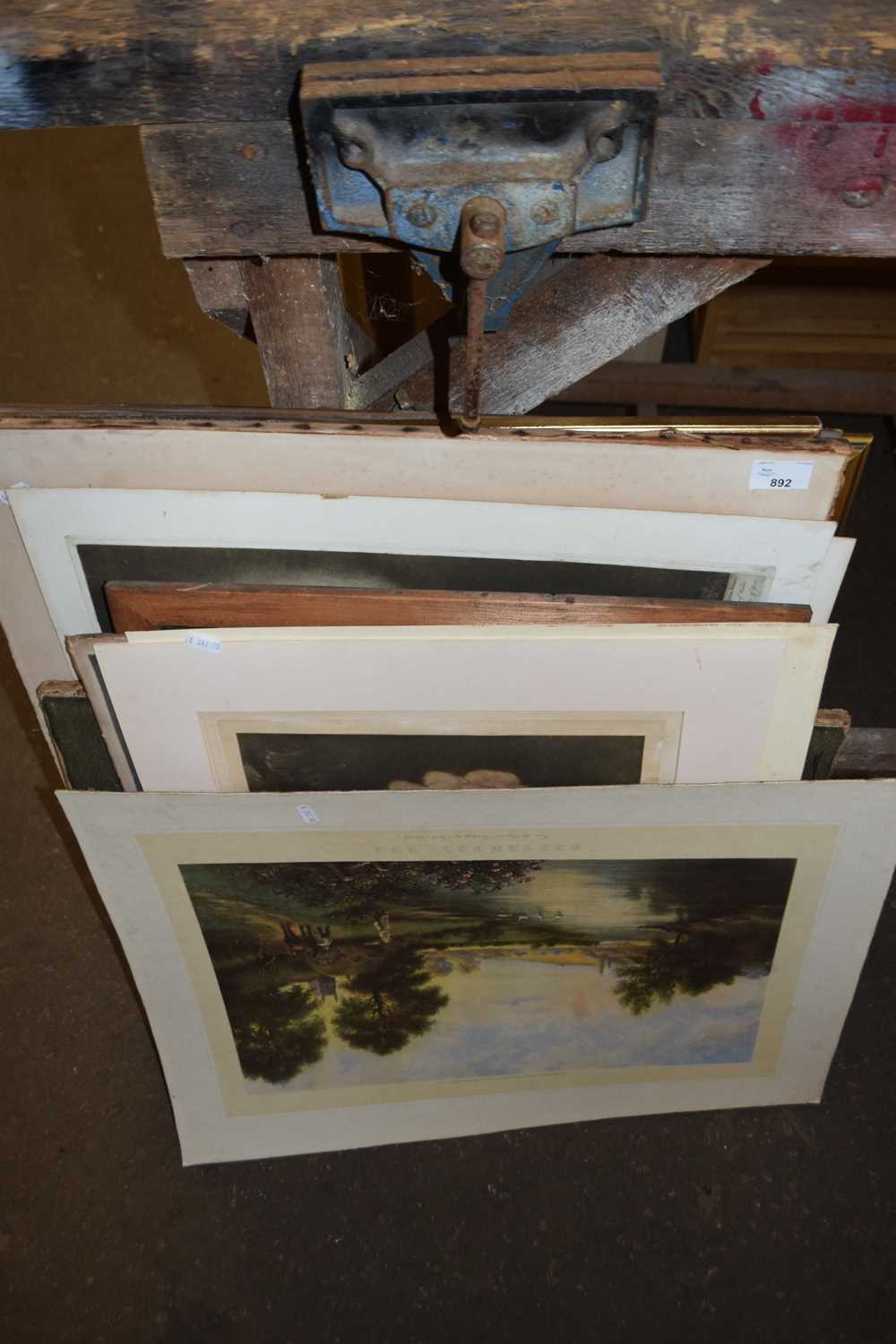 MIXED PRINTS, PICTURE FRAMES ETC