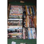 One box of assorted DVD's