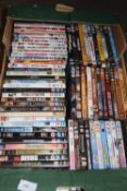 One box of assorted DVD's