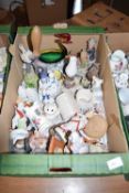 Box of various assorted ornaments