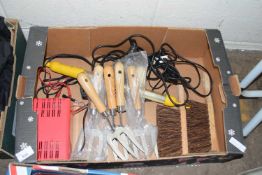 One box of various assorted tools