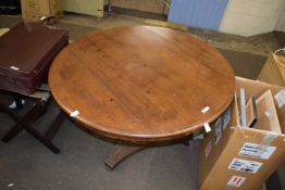 19th Century mahogany pedestal dining table