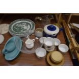 Mixed Lot: Various ceramics and glass wares to include Spode Archive collection Georgian Series