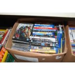 Box of various assorted CD's, DVD's, CD Roms etc