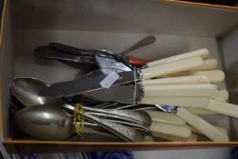 Box of various assorted cutlery