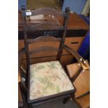 20th Century ladder back chair