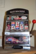 Small plastic slot machine