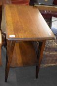 Oak two tier table