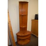 Retro teak mid Century corner unit