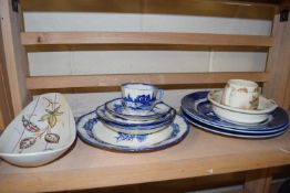 Mixed Lot: Royal Doulton Norfolk pattern tea and table wares, Royal Doulton Bunnykins childs cup and