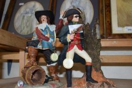 Royal Doulton resin model Dick Turpin and one other