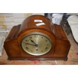 Early 20th Century mantel clock in arched case