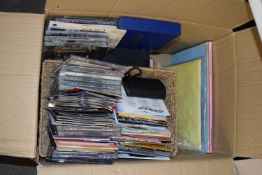 One box of mixed items to include various first day covers, assorted CD's etc