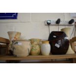 Mixed Lot: Various vases, jardiniere etc