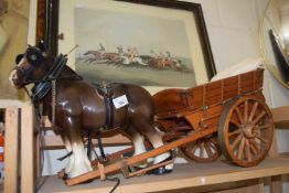 Model horse and cart