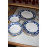 Quantity of Wedgwood Blue Siam table wares