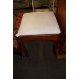 Cabriole leg footstool