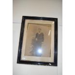 Framed photograph of a sailor