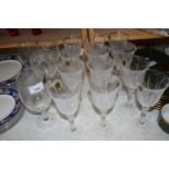 Mixed Lot: Quantity of various modern wine glasses