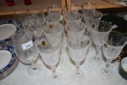 Mixed Lot: Quantity of various modern wine glasses