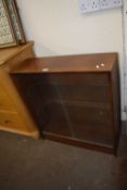 Retro Herbert Gibbs bookcase cabinet with sliding glass doors