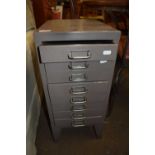 Metal workshop chest of drawers