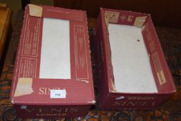 Two boxes of tiles