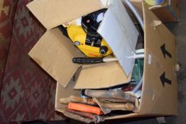 One box of various assorted tools etc