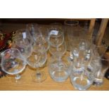 Mixed Lot: Various assorted drinking glasses