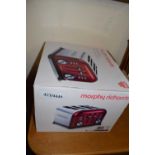 Morphy Richards toaster