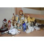 Various assorted animal ornaments