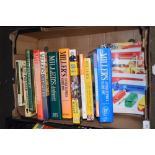 Box of Antique reference books