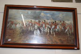 Coloured print, Charge of the Light Brigade