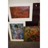 Barry Drake, limited edition print, mounted plus two others (3)