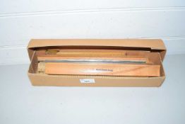 Collection of various vintage wooden rulers